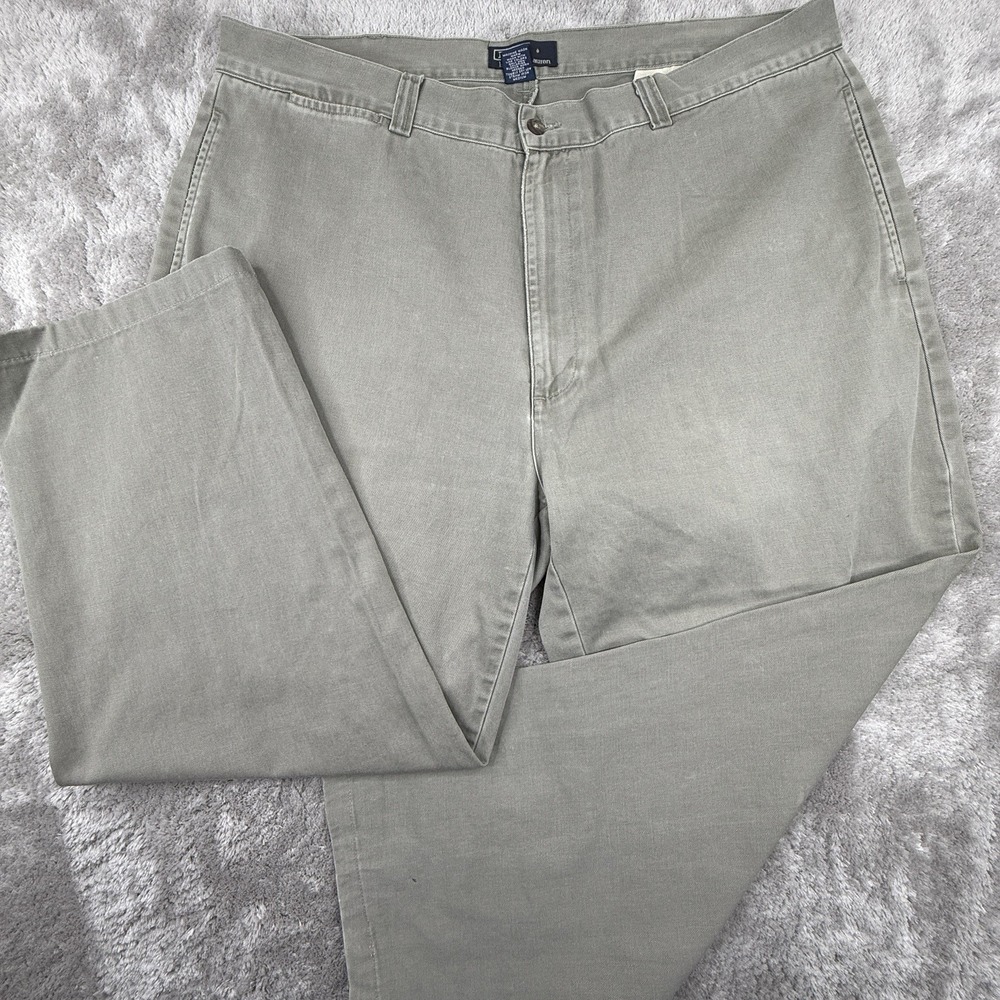 Polo Ralph Lauren Chino Pants Mens 40x27 Gray Cotton Straight Leg Casual Classic